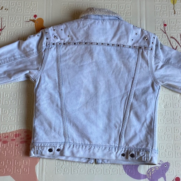 Levi's  Exboyfriend Sherpa Trucker Women Jackett(S) - Picture 10 of 12